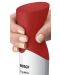 Ραβδομπλέντερ  Bosch - ErgoMixx MSM64010, 450W, 2 ταχύτητες, λευκό/κόκκινο - 4t