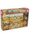 Παζλ Educa 9000 κομμάτια - Ο κήπος των επίγειων απολαύσεων, Hieronymus Bosch - 1t