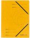 Φάκελος Herlitz - Quality, με λάστιχο και τρία φλαπ, κίτρινος - 1t