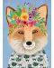 Παζλ Heye 1000 κομμάτια  - Φιλική αλεπού με λουλούδια - 2t