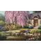 Παζλ Anatolian 1000 κομμάτια - Σπίτι με τον κήπο με κεράσια, Sung Kim - 2t
