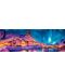 Πανοραμικό παζλ Clementoni 1000 κομμάτια - Χρωματιστή νύχτα γύρω από τα νησιά Λοφότεν - 2t