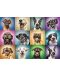 Παζλ Trefl 1000 κομμάτια - Διασκεδαστικά πορτρέτα σκύλων  - 2t