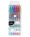 Στυλό μαργαριταριού gel  Kidea - 6 χρώματα - 1t