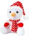 Λούτρινο παιχνίδι  Keel Toys Keeleco - Χιονάνθρωπος με σκουφί και κασκόλ, 20 cm - 1t