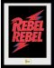 Αφίσα με κορνίζα  GB eye Music: David Bowie - Rebel Rebel - 1t