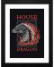 Αφίσα με κορνίζα  GB eye Television: House of the Dragon - Red Dragon - 1t