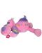 Λούτρινο παιχνίδι Amek Toys - Σκύλος ξαπλωμένος, ροζ, 53 cm - 1t