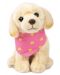 Λούτρινο παιχνίδι Studio Pets - Σκύλος Λαμπραντόρ με πετσέτα, Happy, 23 cm - 1t