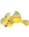 Λούτρινο παιχνίδι Amek Toys - Ξαπλωμένος σκύλος, κίτρινο, 53 cm - 1t