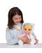 Κούκλα που κλαίει με δάκρυα IMC Toys Cry Babies -Crystal, άρρωστο μωρό, μωβ και λευκό - 8t