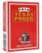 Πλαστικές κάρτες πόκερ Texas Poker - κόκκινη πλάτη - 1t