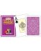 Πλαστικές κάρτες πόκερ Texas Poker - μωβ πλάτη - 2t