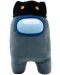 Λούτρινο παιχνίδι YuMe Games: Among Us - Black Crewmate with Cat Head Hat, 30 cm - 1t