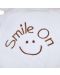 Λούτρινο αρκουδάκι Tea Toys - Smile on, 40 cm, λευκό - 4t