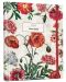 Σημειωματάριο Victoria's Journals Florals - Poppy , κρυφό σπιράλ, σκληρό εξώφυλλο, σε γραμμές - 1t
