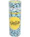 Πετσέτα θαλάσσης σε κουτί Hello Towels - Palermo, 100 х 180 cm,100% βαμβάκι, μπλε-κίτρινο - 4t