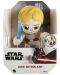 Λούτρινη φιγούρα Mattel Movies: Star Wars - Luke Skywalker with Lightsaber (Light-Up), 19 cm - 6t