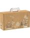 Κουτί δώρου Giftpack Bonnes Fêtes - Κραφτ, 33 cm - 1t