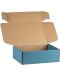 Κουτί δώρου  Giftpack - 33 x 18.5 x 9.5 cm, κραφτ και μπλε - 1t