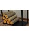 Βάση αποθήκευσης ξύλων Cook King - Cornel, 120 x 40 x 20 cm, μαύρο - 3t