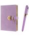 Σετ δώρου Victoria's Journals - Hush Hush, μωβ, 2 μέρη, σε κουτί - 1t
