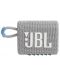 Φορητό ηχείο JBL - Go 3 Eco, λευκό/γκρι - 5t