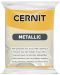 Πολυμερικός Πηλός Cernit Metallic - Κίτρινο, 56 g - 1t