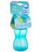 Μεταβατικό μπουκάλι με καλαμάκι και καπάκι Canpol - Blue, 270 ml - 4t