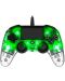 Χειριστήριο Nacon за PS4 - Wired Illuminated Compact Controller, crystal green - 1t