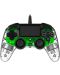 Χειριστήριο Nacon за PS4 - Wired Illuminated Compact Controller, crystal green - 10t