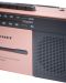 Ραδιοκασετόφωνο Crosley - CT102A-RG4, ροζ/γκρι - 3t