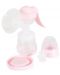 Χειροκίνητη αντλία μητρικού γάλακτος Cangaroo - Cara, Pink - 2t