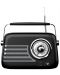Ραδιόφωνο Diva - Retro Box BT 8500, μαύρο/ασημί - 1t