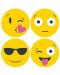 Αυτοκόλλητες σημειώσεις Post-it - Emojis, 4 σχέδια emoticon, 60 φύλλα - 2t