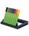 Σετ στενογράφοι Schneider - Link-It, 8 χρώματα, σε κουτί με βάση - 2t