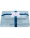 Σετ 3 πετσέτες AmeliaHome - Bellis, γαλάζιο - 1t
