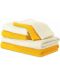 Σετ 6 πετσέτες AmeliaHome - Flos, κρέμα/κίτρινο - 2t