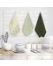 Σετ 9 πετσέτες κουζίνας AmeliaHome - Letyy, 50 x 70 cm, πράσινες - 4t