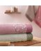 Σετ από 4 πετσέτες TAC - Lei Pure, ροζ/καφέ - 2t