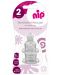 Θήλες σιλικόνης NIP - Anti-colic vent, flow L, 6 m+, 2 τεμάχια - 2t