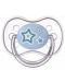 Πιπίλα σιλικόνης Canpol - Newborn Baby, σε σχήμα κερασιού, 6-18 μηνών, μπλε - 1t