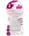 Θήλες σιλικόνης NIP - Anti-colic vent, flow M, 6 m+, 2 τεμάχια - 2t