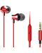 Ακουστικά με μικρόφωνο Aiwa - ESTM-50RD, κόκκινα - 1t