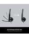Ακουστικά με μικρόφωνο Logitech - H390, μαύρο - 8t