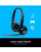 Ακουστικά με μικρόφωνο Logitech - H390, μαύρο - 5t