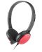 Ακουστικά με μικρόφωνο uGo - USL-1222, μαύρο/κόκκινο - 1t
