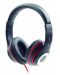 Ακουστικά με μικρόφωνο Gembird - MHS-LAX-W, μαύρο/κόκκινο - 1t