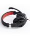 Ακουστικά με μικρόφωνο Hama - HS-USB400, μαύρα/κόκκινα - 2t