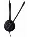Ακουστικά με μικρόφωνο Addasound - Crystal 2872 Duo, μαύρα - 3t